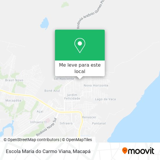 Escola Maria do Carmo Viana mapa