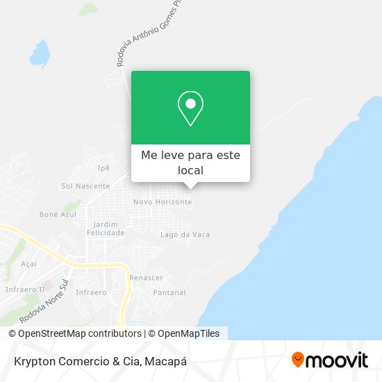Krypton Comercio & Cia mapa