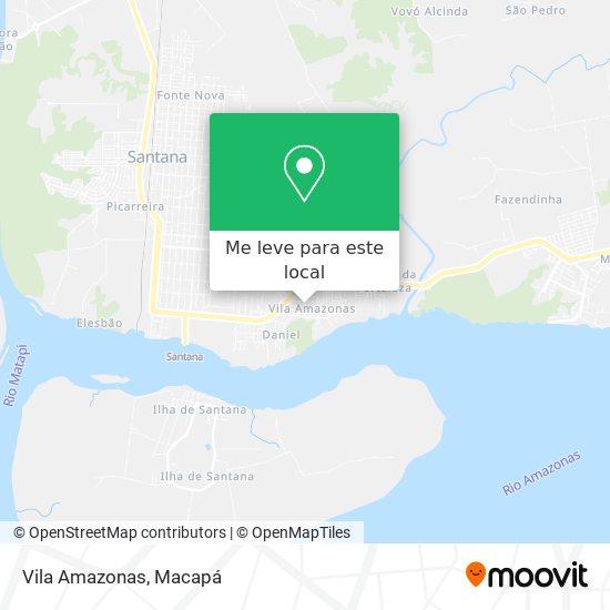 Vila Amazonas mapa