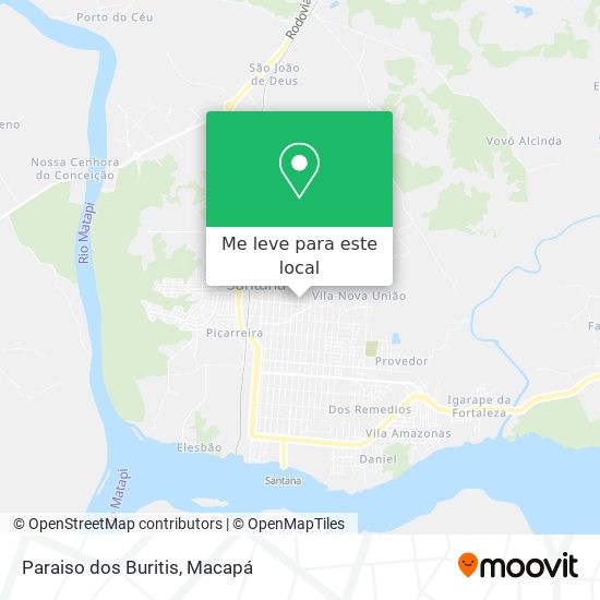 Paraiso dos Buritis mapa