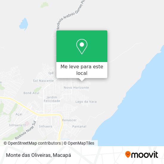 Monte das Oliveiras mapa