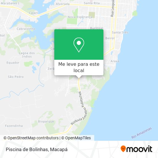 Piscina de Bolinhas mapa