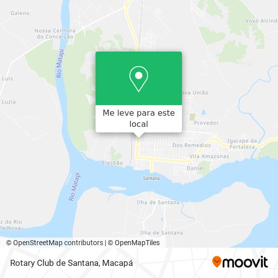 Rotary Club de Santana mapa