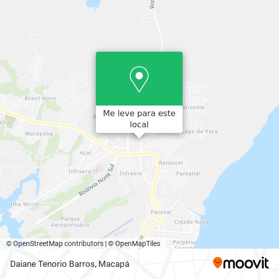 Daiane Tenorio Barros mapa