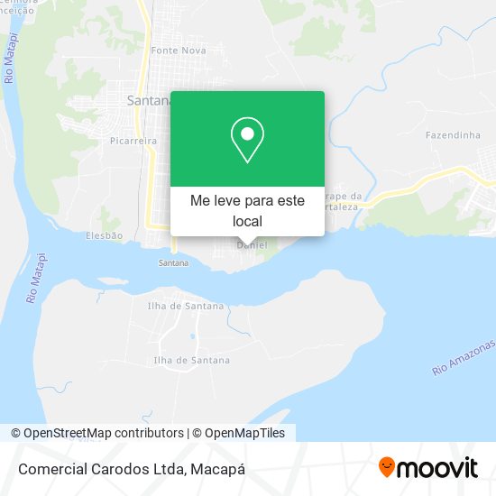 Comercial Carodos Ltda mapa