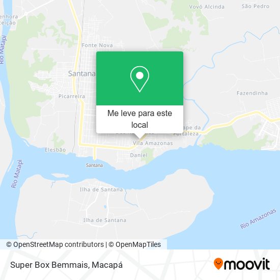 Super Box Bemmais mapa