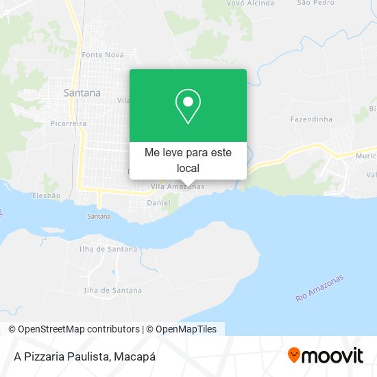 A Pizzaria Paulista mapa