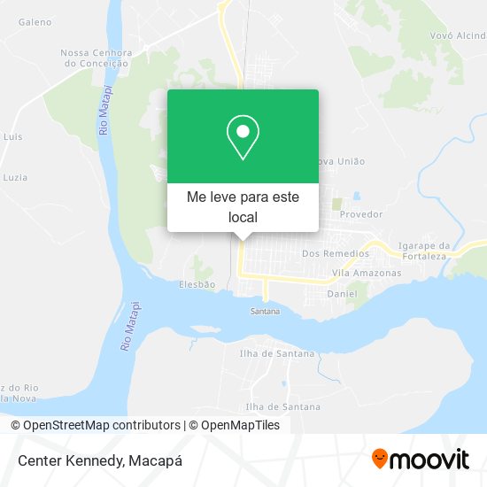 Center Kennedy mapa
