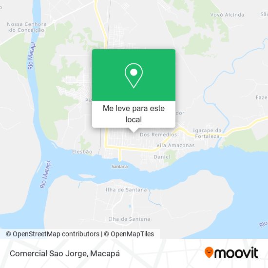 Comercial Sao Jorge mapa