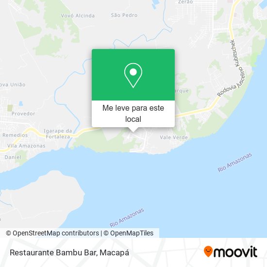 Restaurante Bambu Bar mapa