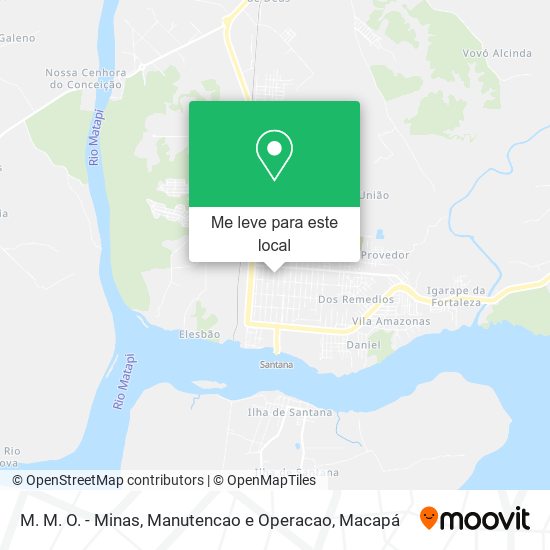 M. M. O. - Minas, Manutencao e Operacao mapa