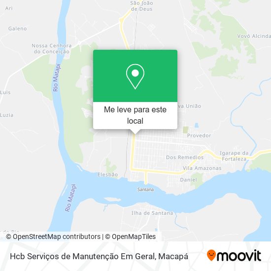 Hcb Serviços de Manutenção Em Geral mapa