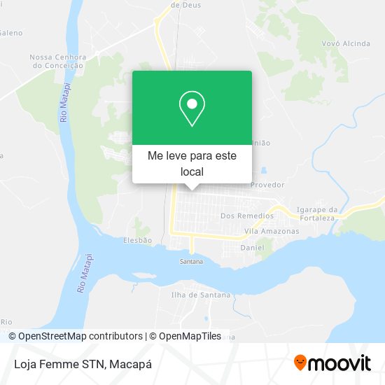 Loja Femme STN mapa