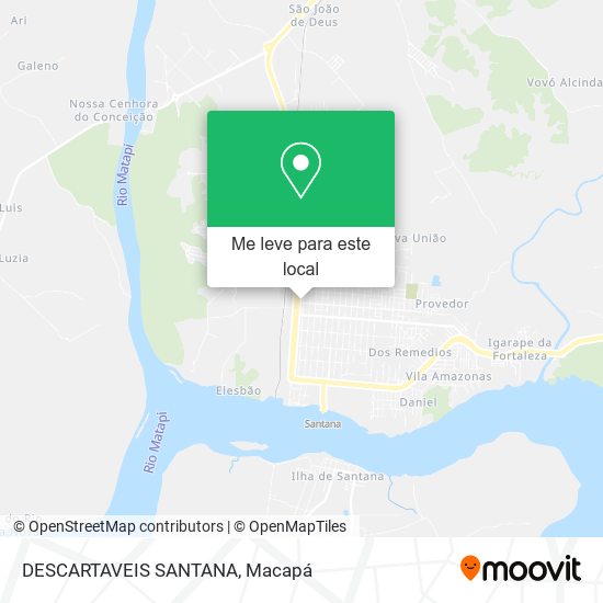 DESCARTAVEIS SANTANA mapa