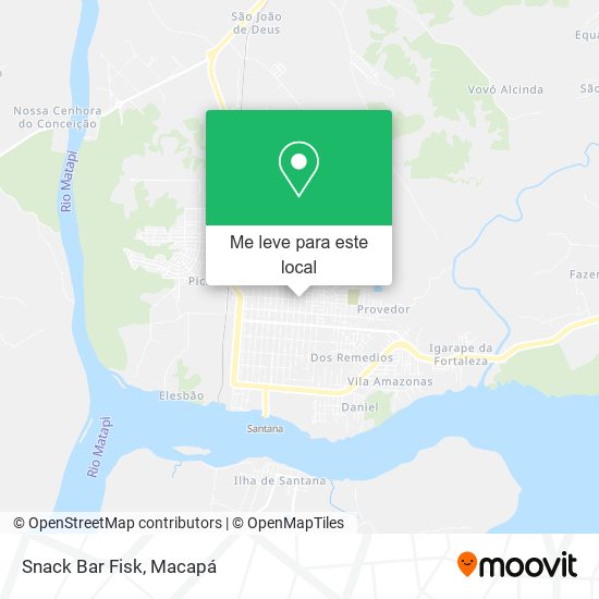 Snack Bar Fisk mapa