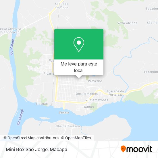 Mini Box Sao Jorge mapa