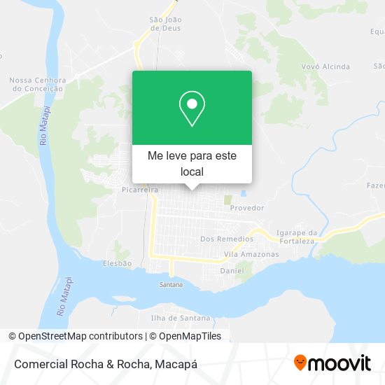 Comercial Rocha & Rocha mapa