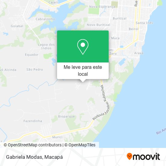 Gabriela Modas mapa