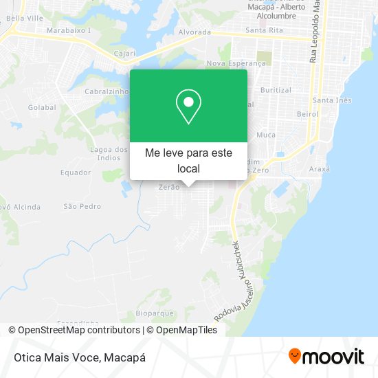 Otica Mais Voce mapa