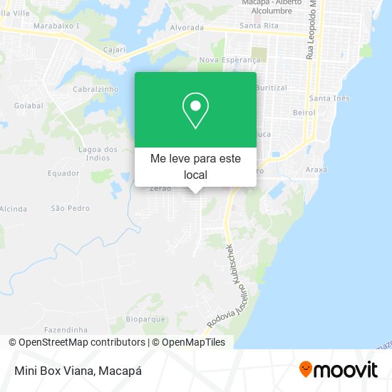 Mini Box Viana mapa