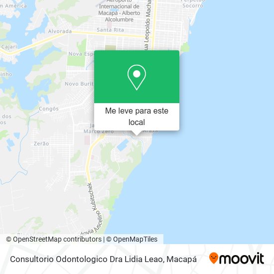 Consultorio Odontologico Dra Lidia Leao mapa