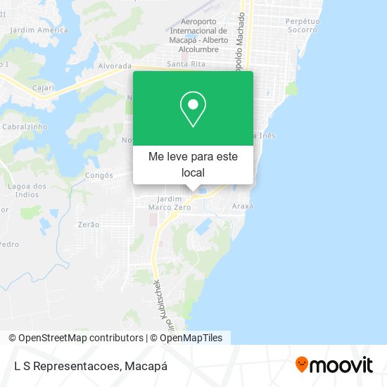 L S Representacoes mapa