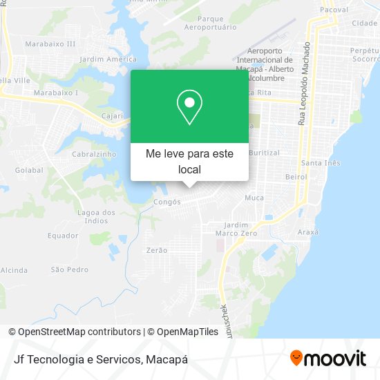 Jf Tecnologia e Servicos mapa