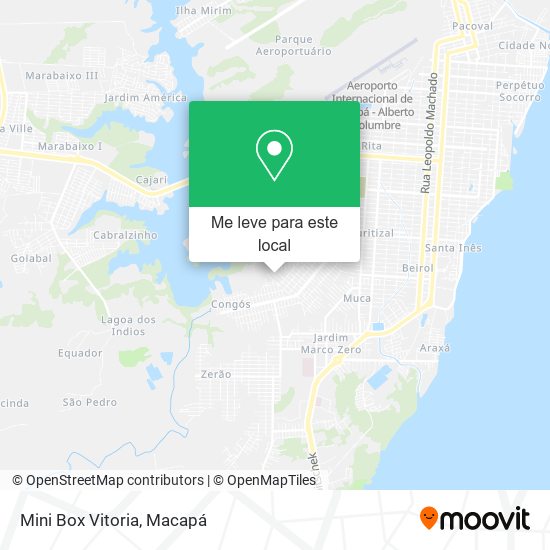 Mini Box Vitoria mapa