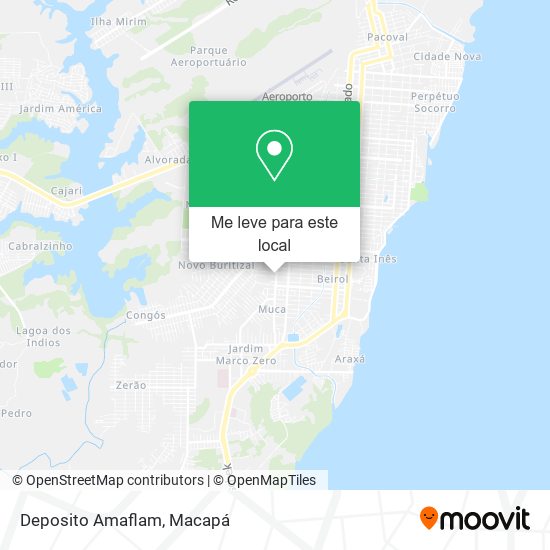 Deposito Amaflam mapa