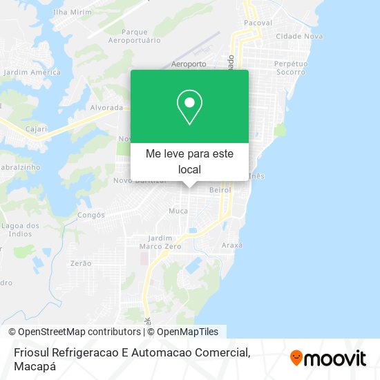 Friosul Refrigeracao E Automacao Comercial mapa