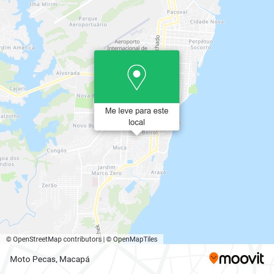 Moto Pecas mapa