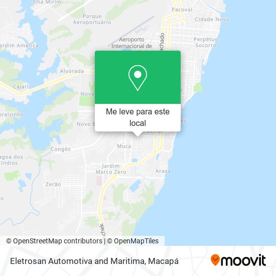 Eletrosan Automotiva and Maritima mapa