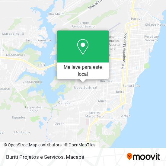 Buriti Projetos e Servicos mapa