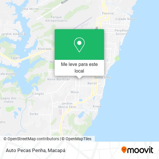 Auto Pecas Penha mapa