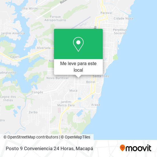 Posto 9 Conveniencia 24 Horas mapa