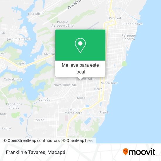 Franklin e Tavares mapa