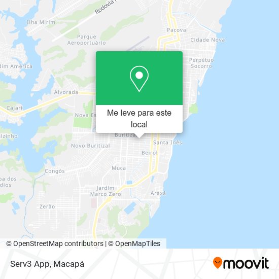 Serv3 App mapa
