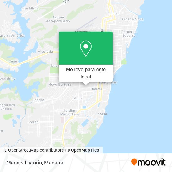 Mennis Livraria mapa