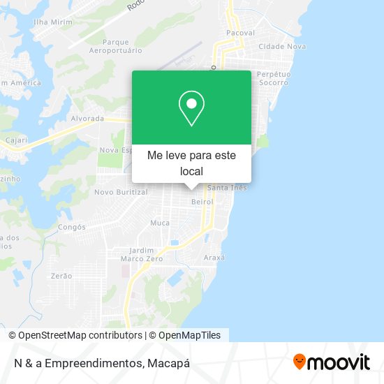 N & a Empreendimentos mapa