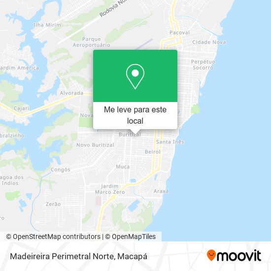 Madeireira Perimetral Norte mapa