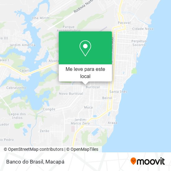 Banco do Brasil mapa