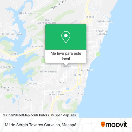 Mário Sérgio Tavares Carvalho mapa