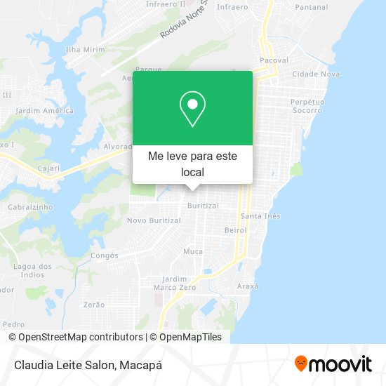 Claudia Leite Salon mapa