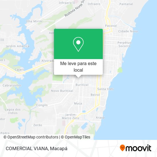 COMERCIAL VIANA mapa