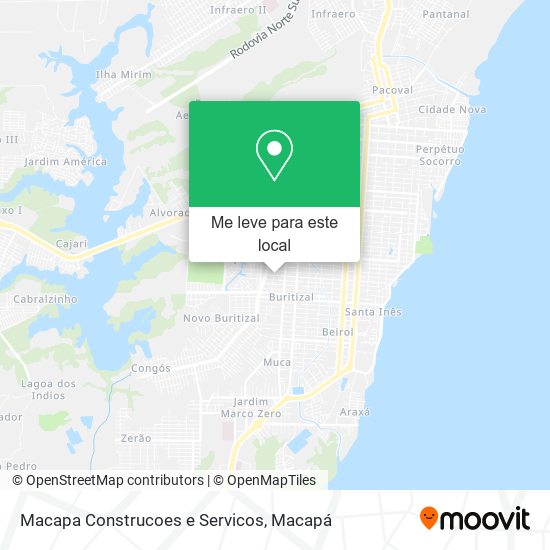 Macapa Construcoes e Servicos mapa