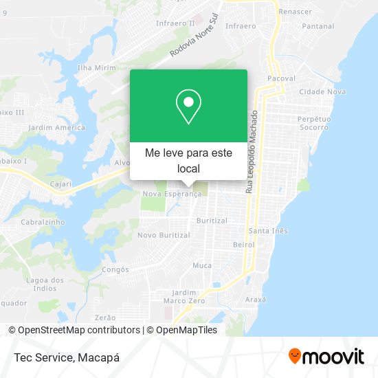 Tec Service mapa