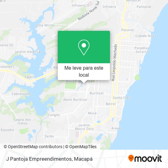 J Pantoja Empreendimentos mapa