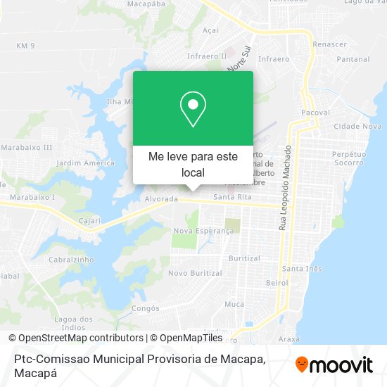 Ptc-Comissao Municipal Provisoria de Macapa mapa