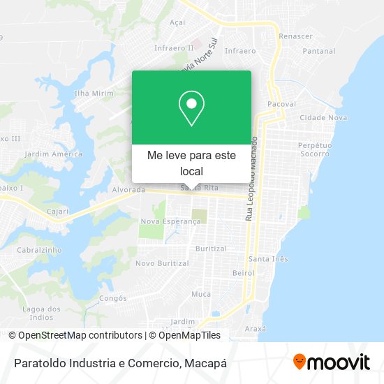 Paratoldo Industria e Comercio mapa