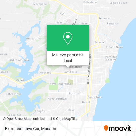 Expresso Lava Car mapa